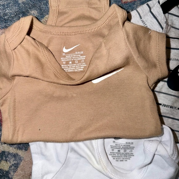 Nike Infant Apparel Bundle in Tan, White, and Cream - Picture 3 of 5